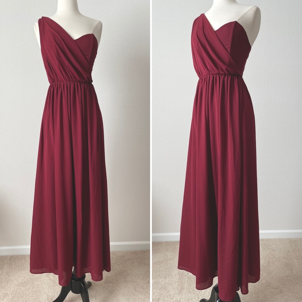 Charlotte Russe - Burgundy Bridesmaid Dress